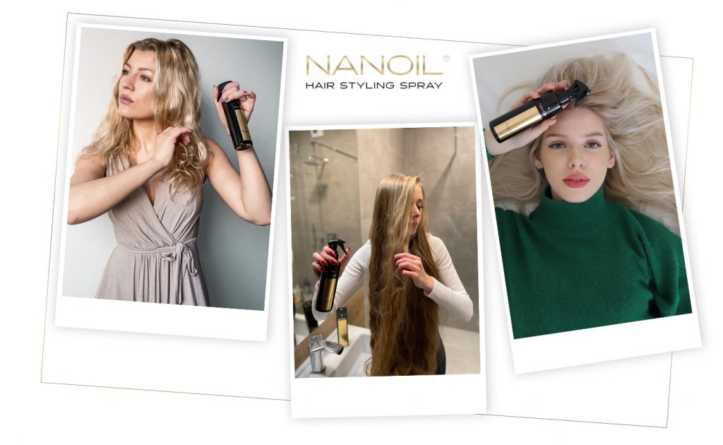 nanoil Spray for bedre håndtering af håret
