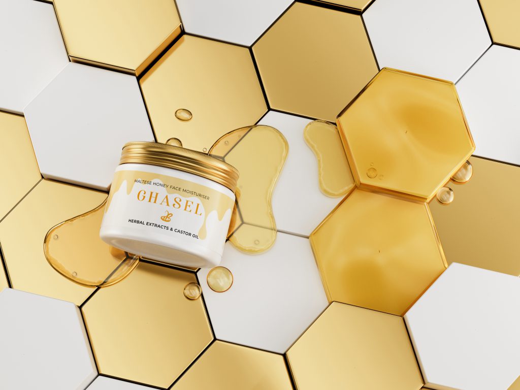 Få din daglige dosis af hydrering med GHASEL Maltese Honey Face Moisturiser